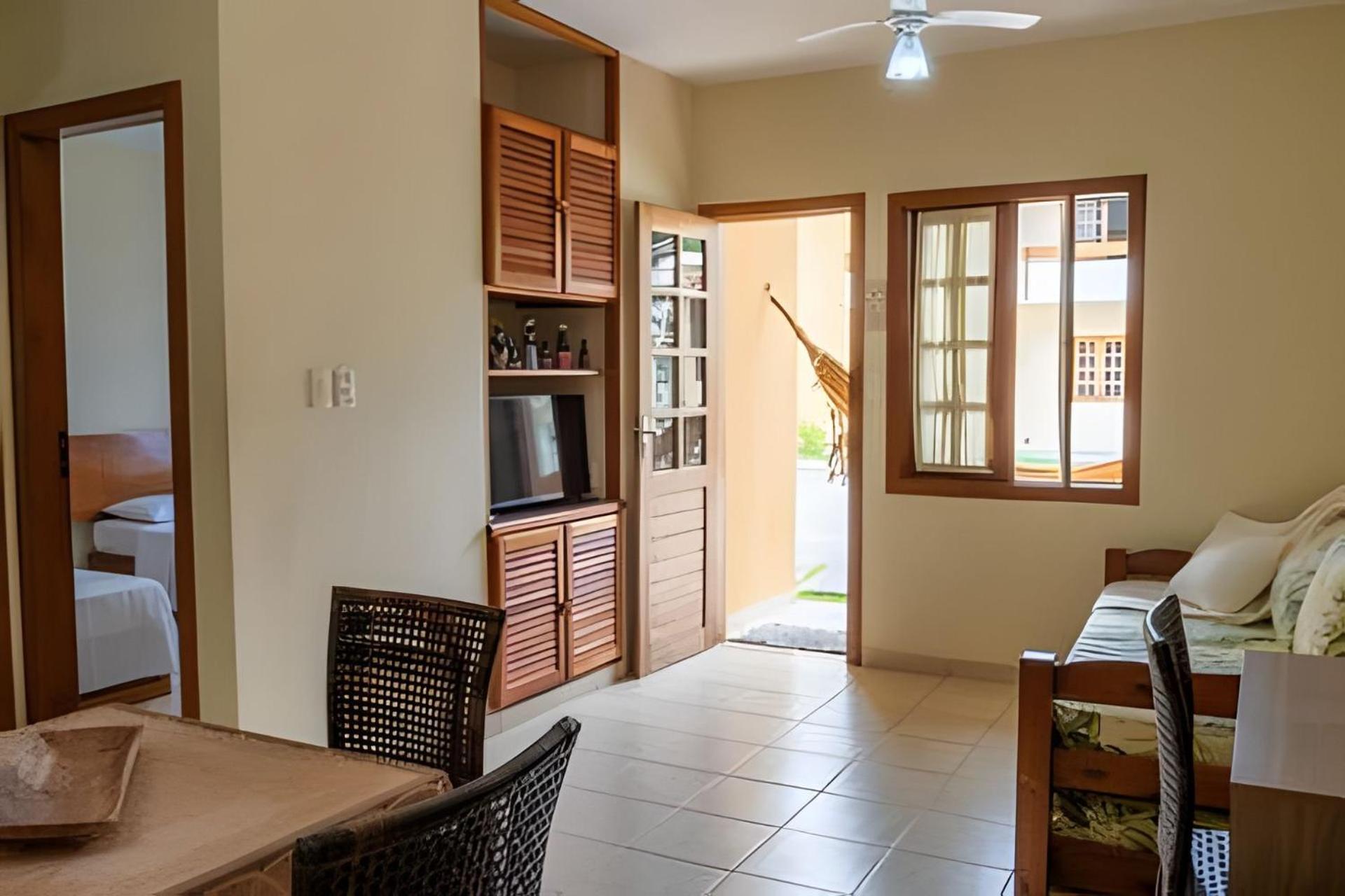Em Frente A Praia De Taperapuan; Piscina; 1 Quarto; Wifi 300 Mbs; Estacionamento Gratuito 1 Veiculo Porto Seguro Extérieur photo